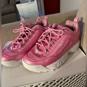 Fila Vibrant Pink Athletic Shoes